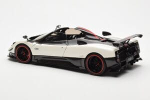 Pagani Zonda Cinque Roadster Bianco Benny Almost Real 1:18 850611001 Pressofusione — immagine 7 di 8
