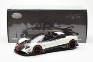 Pagani Zonda Cinque Roadster Bianco Benny Almost Real 1:18 850611001 Pressofusione — immagine 8 di 8