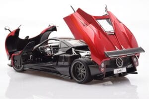 Pagani Zonda F Rosso Monza Almost Real 1:18 850406001 Pressofusione — immagine 5 di 8