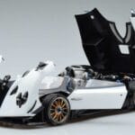 Pagani Zonda HP Barchetta Carbon Fiber Bianco LCD 1:18 LCD18009 WH Pressofusione - image 2 of 9