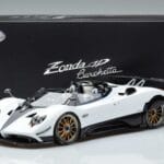 Pagani Zonda HP Barchetta Carbon Fiber Bianco LCD 1:18 LCD18009 WH Pressofusione - image 9 of 9