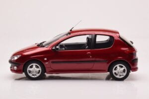 Peugeot 206 S16 Rosso Otto 1:18 OT1039 Resina — immagine 3 di 6
