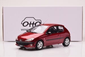 Peugeot 206 S16 Rosso Otto 1:18 OT1039 Resina — immagine 6 di 6