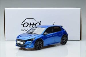 Peugeot 208 GT Line Blu Otto 1:18 OT392 Resina — immagine 6 di 6