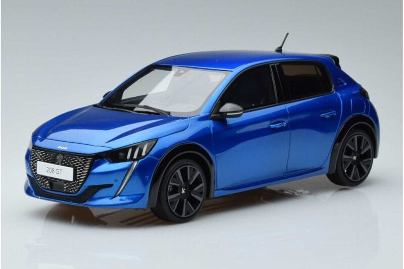 Peugeot 208 GT Line Blu Otto 1:18 OT392 Resina