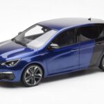 Peugeot 308 GTI Magnetic Blu Nero Otto 1:18 OT922