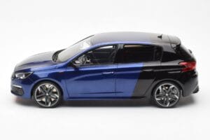 Peugeot 308 GTI Magnetic Blu Nero Otto 1:18 OT922 Resina — immagine 3 di 6