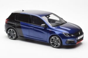 Peugeot 308 GTI Magnetic Blu Nero Otto 1:18 OT922 Resina — immagine 4 di 6