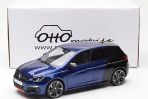 Peugeot 308 GTI Magnetic Blu Nero Otto 1:18 OT922 Resina — immagine 6 di 6