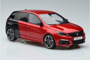 Peugeot 308 T9 GTI Rosso Otto 1:18 OT368 Resina — immagine 4 di 6