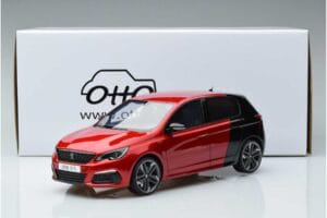 Peugeot 308 T9 GTI Rosso Otto 1:18 OT368 Resina — immagine 6 di 6
