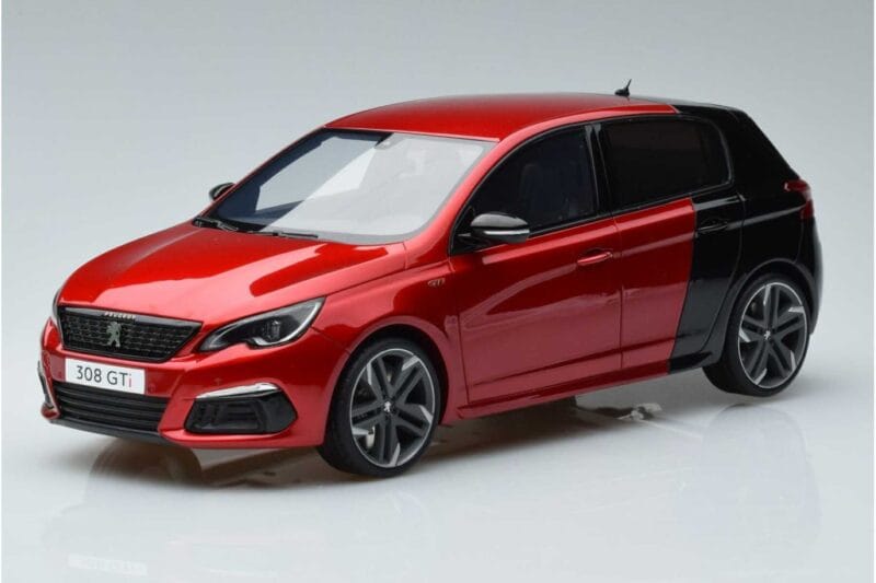 Peugeot 308 T9 GTI Rosso Otto 1:18 OT368 Resina