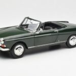 Peugeot 404 Cabriolet Antique Green Edizione Limitata Norev 1:18 184829