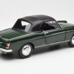 Peugeot 404 Cabriolet Antique Green Edizione Limitata Norev 1:18 184829 - image 3 of 8