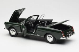 Peugeot 404 Cabriolet Antique Green Edizione Limitata Norev 1:18 184829 Pressofusione — immagine 5 di 8