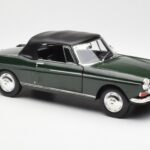 Peugeot 404 Cabriolet Antique Green Edizione Limitata Norev 1:18 184829 - image 6 of 8