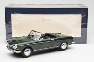 Peugeot 404 Cabriolet Antique Green Edizione Limitata Norev 1:18 184829 Pressofusione — immagine 8 di 8