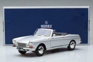 Peugeot 404 Cabriolet Argento Norev 1:18 184835 Pressofusione — immagine 8 di 8