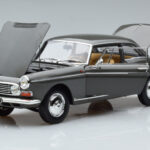 Peugeot 404 Coupe Graphite Grigio Norev 1:18 - image 2 of 7