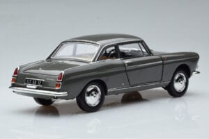 Peugeot 404 Coupe Graphite Grigio Norev 1:18 184834 Pressofusione — immagine 3 di 7