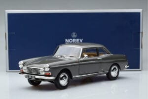Peugeot 404 Coupe Graphite Grigio Norev 1:18 184834 Pressofusione — immagine 7 di 7