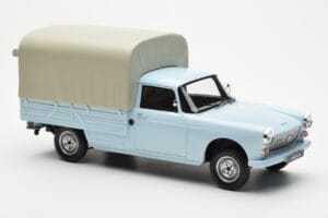 Peugeot 404 Pickup Bache Blu Pastello Otto 1:18 OT1036 Resina — immagine 4 di 6