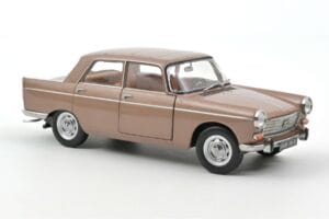 Peugeot 404 Con Roulotte Henon Norev 1:18 184837 Pressofusione — immagine 2 di 7
