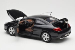 Peugeot 407 Coupé Nero Norev 1:18 184752 Pressofusione — immagine 5 di 8
