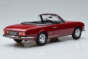 Peugeot 504 Cabriolet Rosso Norev 1:18 184818 Pressofusione — immagine 3 di 8