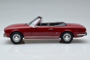 Peugeot 504 Cabriolet Rosso Norev 1:18 184818 Pressofusione — immagine 5 di 8