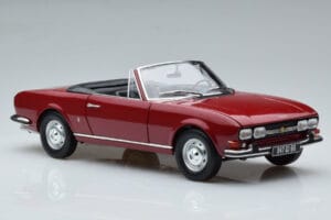 Peugeot 504 Cabriolet Rosso Norev 1:18 184818 Pressofusione — immagine 6 di 8