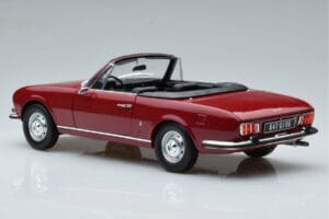 Peugeot 504 Cabriolet Rosso Norev 1:18 184818 Pressofusione — immagine 7 di 8