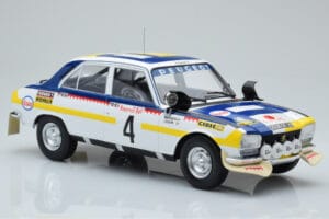 Peugeot 504 Ti #4 T. Makinen / H. Liddon Rally Morocco 1975 IXO 1:18 18RMC044B Pressofusione — immagine 4 di 6