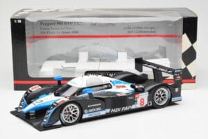 Peugeot 908 HDI FAP LMP1 #8 M. Lamy / S. Sarrazin / A. Wurz 5th Place 24 Hours of Le Mans 2008 Minichamps 1:18 150081208 Pres — immagine 6 di 6