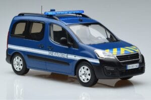 Peugeot Partner Gendarmerie Norev 1:18 184895 Pressofusione — immagine 4 di 6