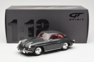 Porsche 356B 2000 GS Carrera 2 Grigio GT Spirit 1:18 GT793 Resina — immagine 6 di 6