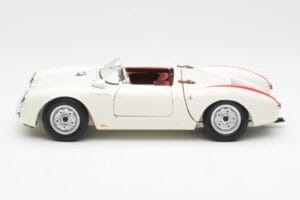 Porsche 550 Spyder Edizione 70 Anni Bianco Schuco 1:18 450033300 Pressofusione — immagine 4 di 8