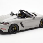 Porsche 718 Spyder Crayon Grigio GT Spirit 1:18 GT436 - image 2 of 6