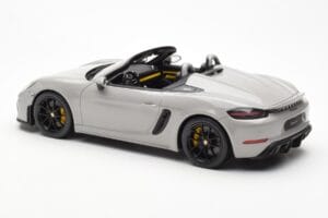 Porsche 718 Spyder Crayon Grigio GT Spirit 1:18 GT436 Resina — immagine 5 di 6