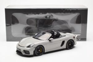 Porsche 718 Spyder Crayon Grigio GT Spirit 1:18 GT436 Resina — immagine 6 di 6