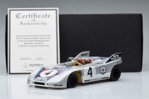 Porsche 908/03 #4 V. Elford / G. Larrousse 1000km Nurburgring 1971 AUTOart 1:18 87181 Pressofusione — immagine 8 di 8