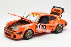 Porsche 911 934 Jagermeister 1977 Schuco 1:18 450033500 Pressofusione — immagine 2 di 8