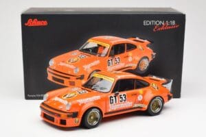 Porsche 911 934 Jagermeister 1977 Schuco 1:18 450033500 Pressofusione — immagine 8 di 8