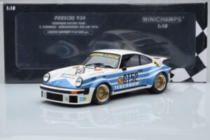 Porsche 911 934 Tebernum Racing Team #52 T. Schenken Nurburgring 300km 1976 Minichamps 1:18 155766452 Pressofusione — immagine 6 di 6