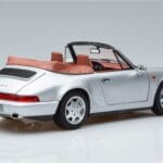 Porsche 911 964 Carrera 2 Cabriolet Argento Norev 1:18 187330 Pressofusione - image 3 of 7