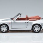 Porsche 911 964 Carrera 2 Cabriolet Argento Norev 1:18 187330 Pressofusione - image 4 of 7