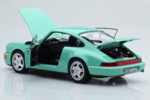 Porsche 911 964 Carrera 2 Mint Verde Norev 1:18 187327 Pressofusione — immagine 3 di 8