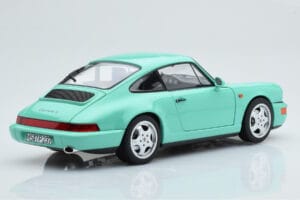 Porsche 911 964 Carrera 2 Mint Verde Norev 1:18 187327 Pressofusione — immagine 4 di 8