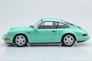 Porsche 911 964 Carrera 2 Mint Verde Norev 1:18 187327 Pressofusione — immagine 5 di 8