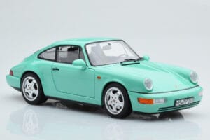 Porsche 911 964 Carrera 2 Mint Verde Norev 1:18 187327 Pressofusione — immagine 6 di 8